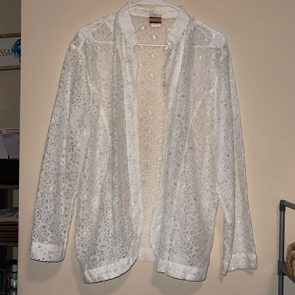 Vintage lace duster